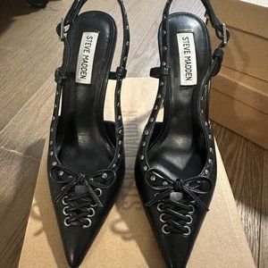 Steve Madden Leather Heels (size 7)
